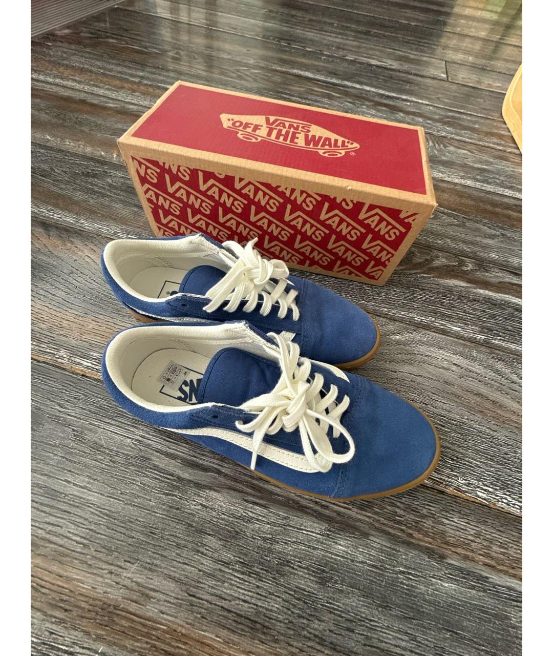 VANS Синие замшевые кеды, фото 7