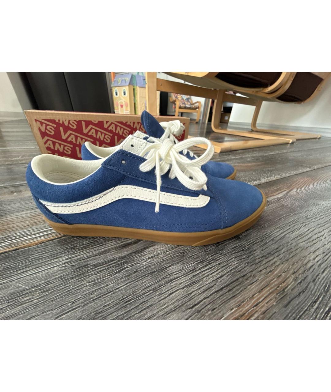VANS Синие замшевые кеды, фото 9