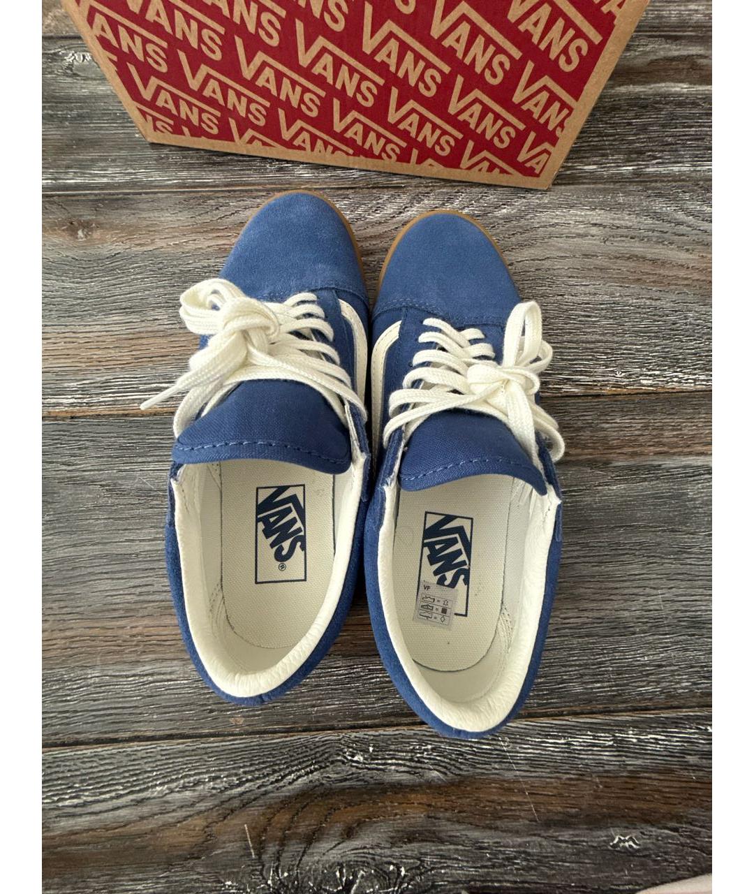 VANS Синие замшевые кеды, фото 3