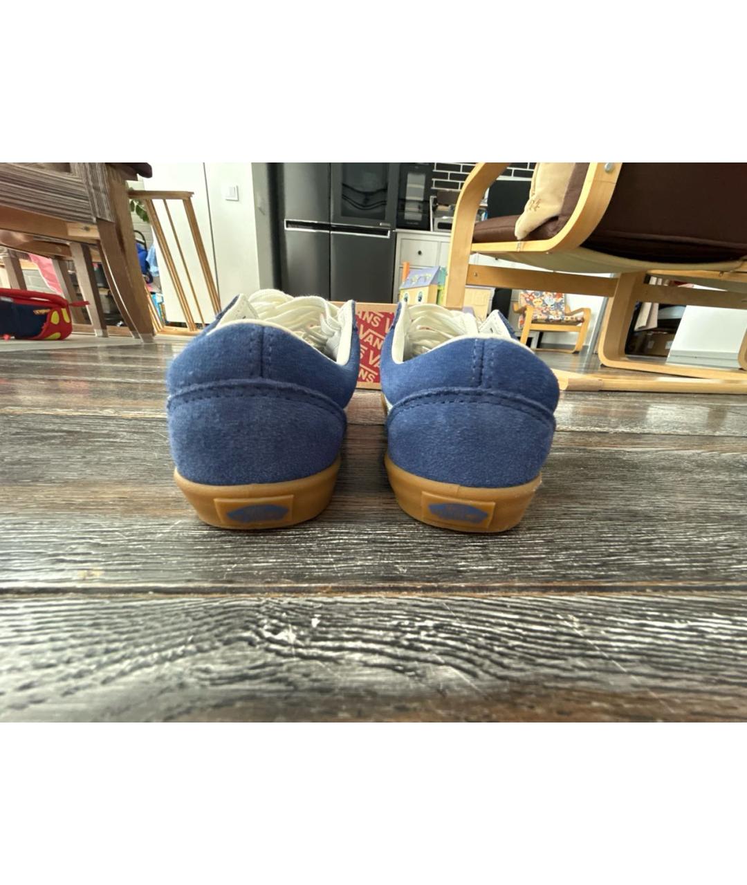VANS Синие замшевые кеды, фото 4