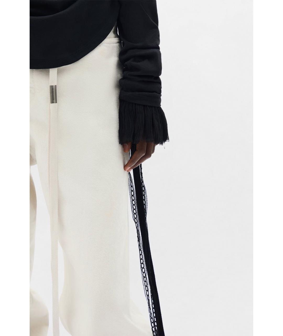 ANN DEMEULEMEESTER Черные шелковые митенки, фото 4
