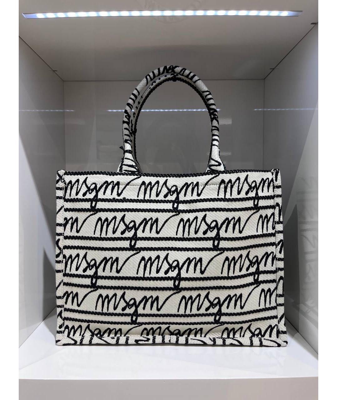 MSGM Мульти тканевая сумка тоут, фото 4