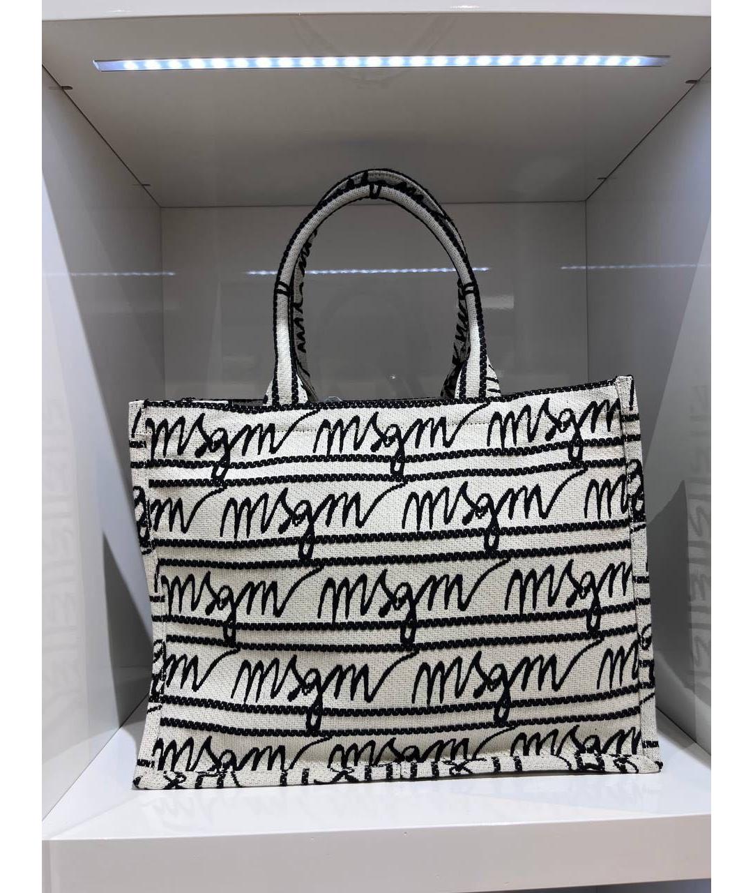 MSGM Мульти тканевая сумка тоут, фото 2