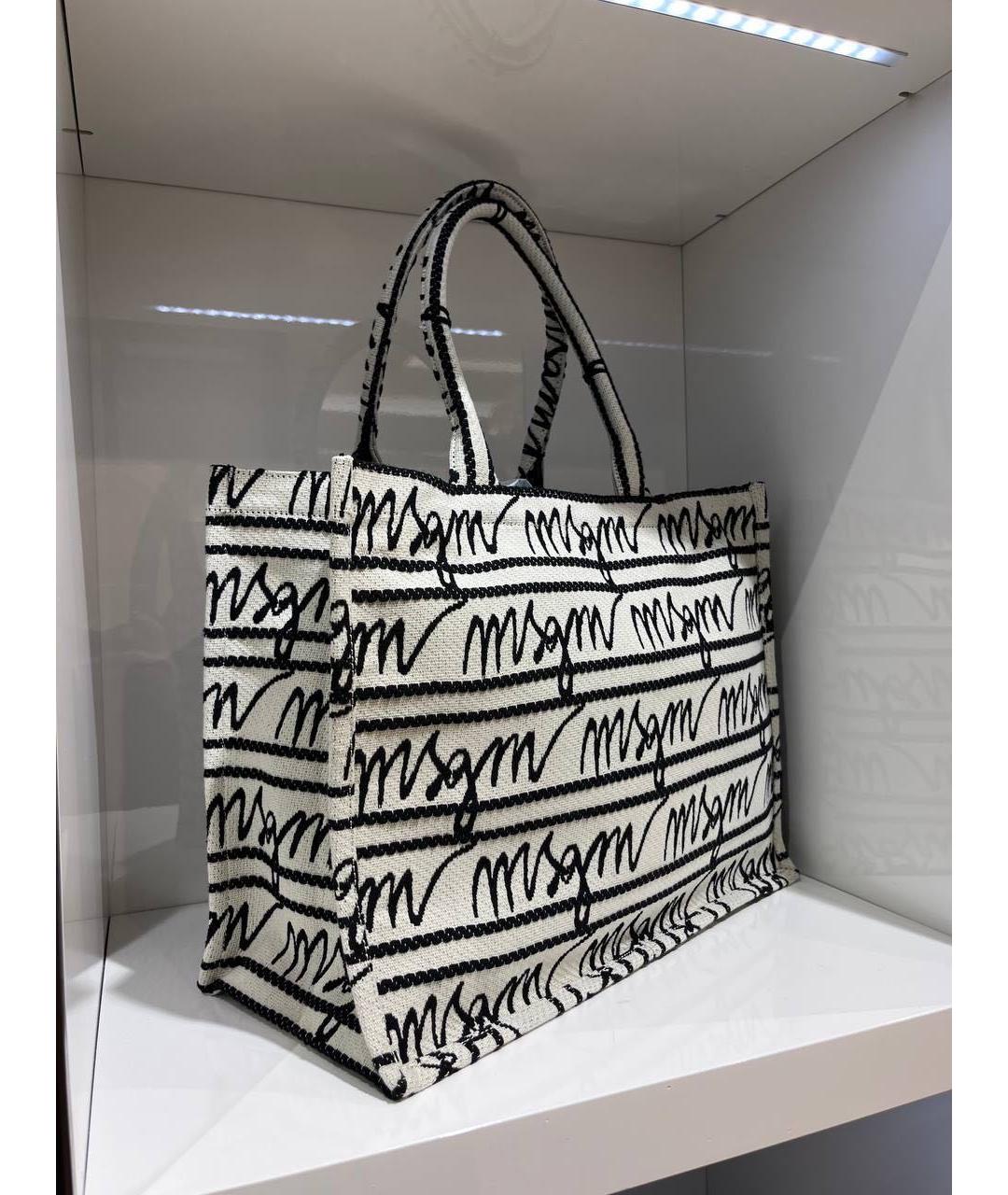 MSGM Мульти тканевая сумка тоут, фото 3