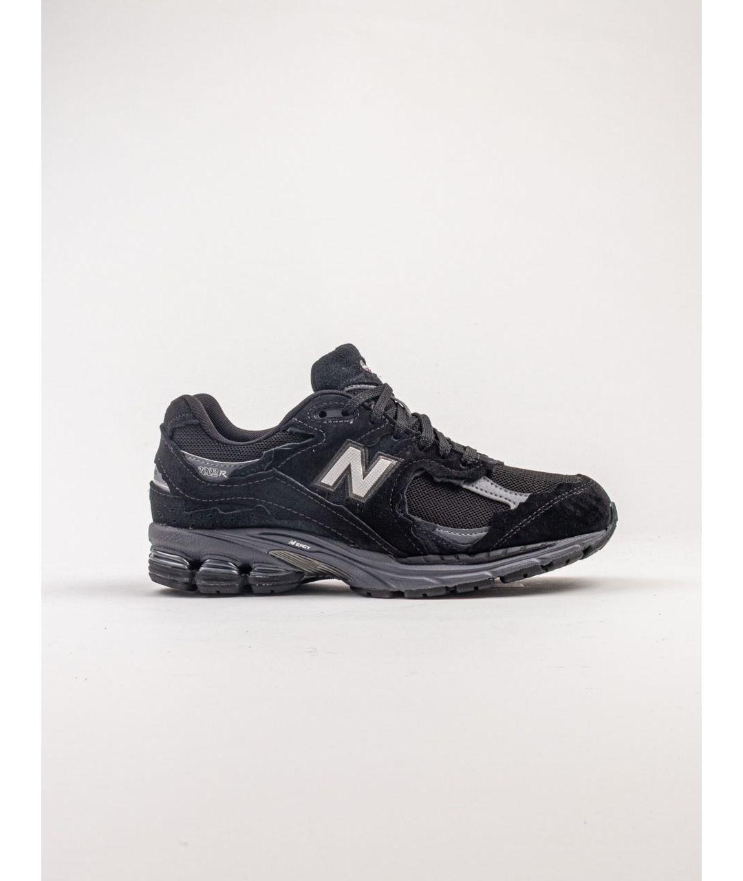 NEW BALANCE Черные замшевые низкие кроссовки / кеды, фото 7