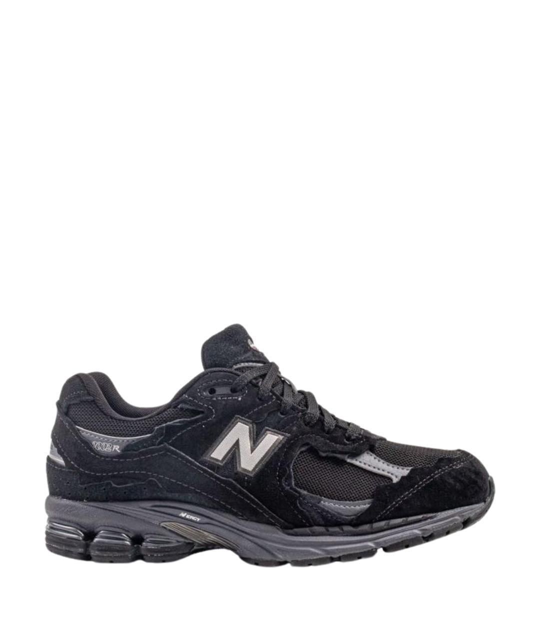 NEW BALANCE Черные замшевые низкие кроссовки / кеды, фото 1