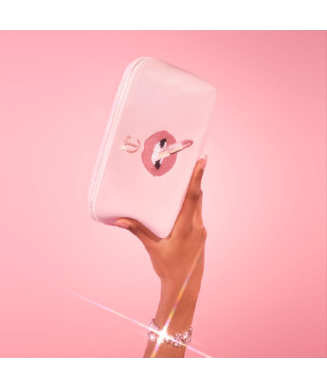 CHARLOTTE TILBURY Розовая косметичка из искусственной кожи, фото 3