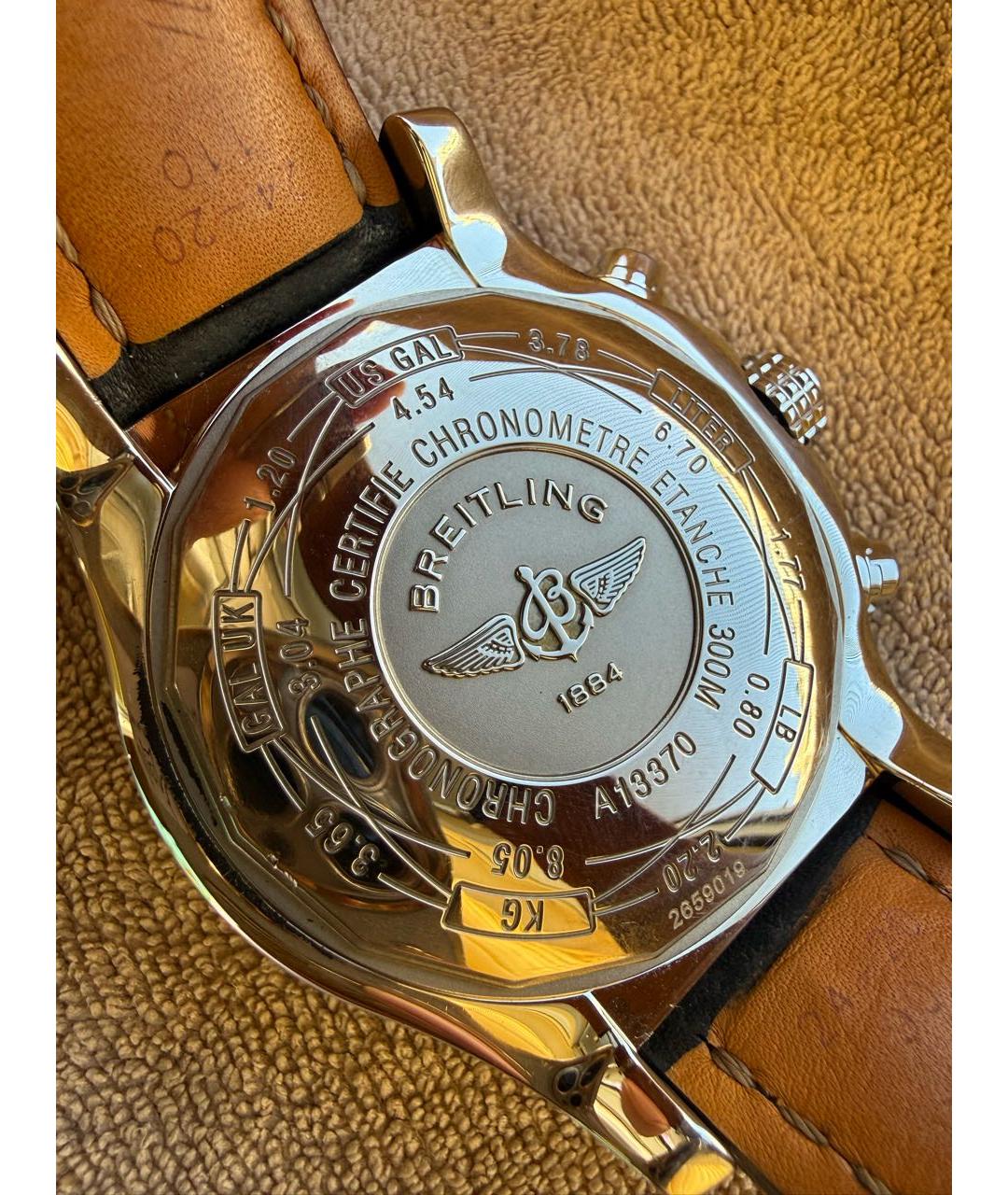 BREITLING Серебряные часы, фото 2