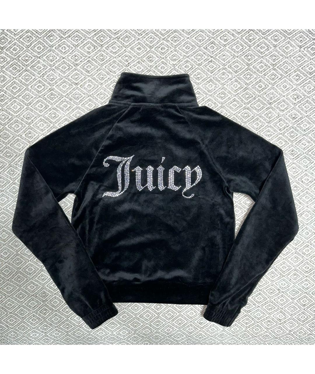 JUICY COUTURE Черный велюровый спортивные костюмы, фото 3