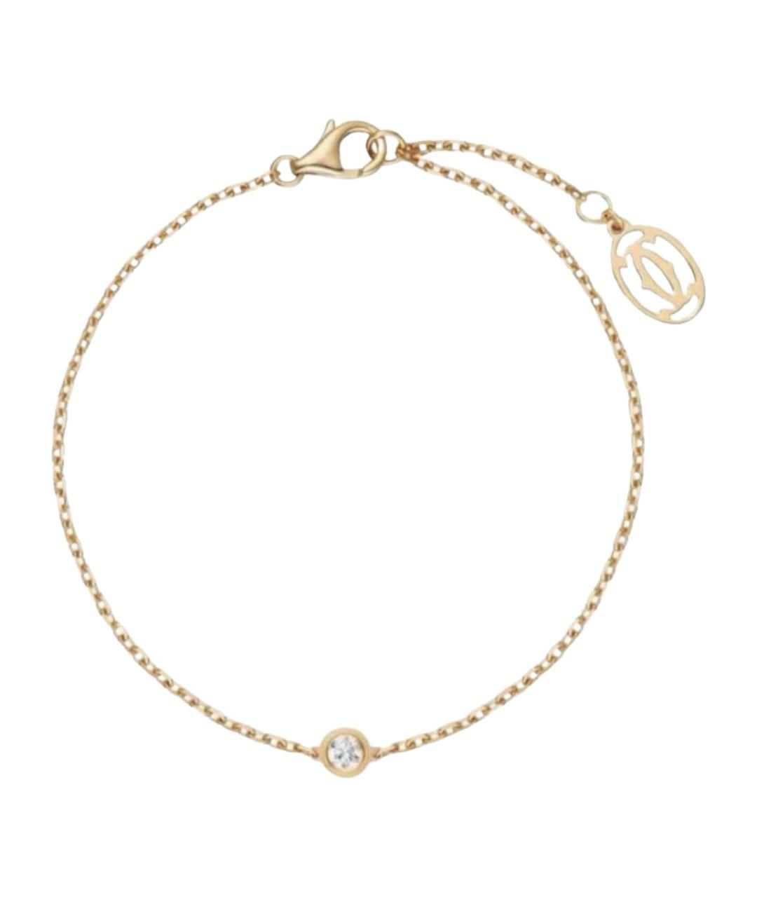 CARTIER Желтый браслет из желтого золота, фото 1
