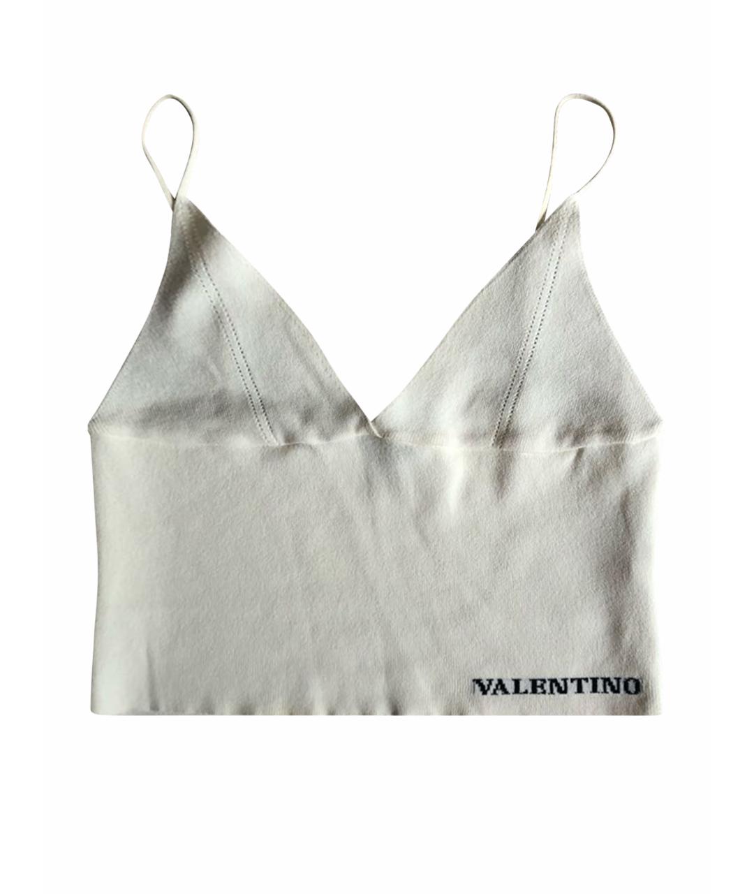 VALENTINO Белая майка, фото 1