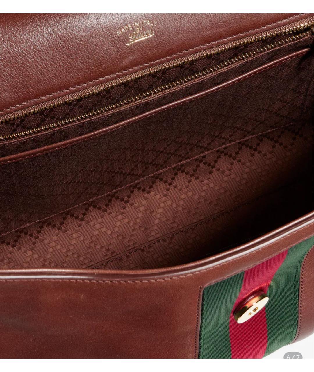 GUCCI Кожаная сумка тоут, фото 4