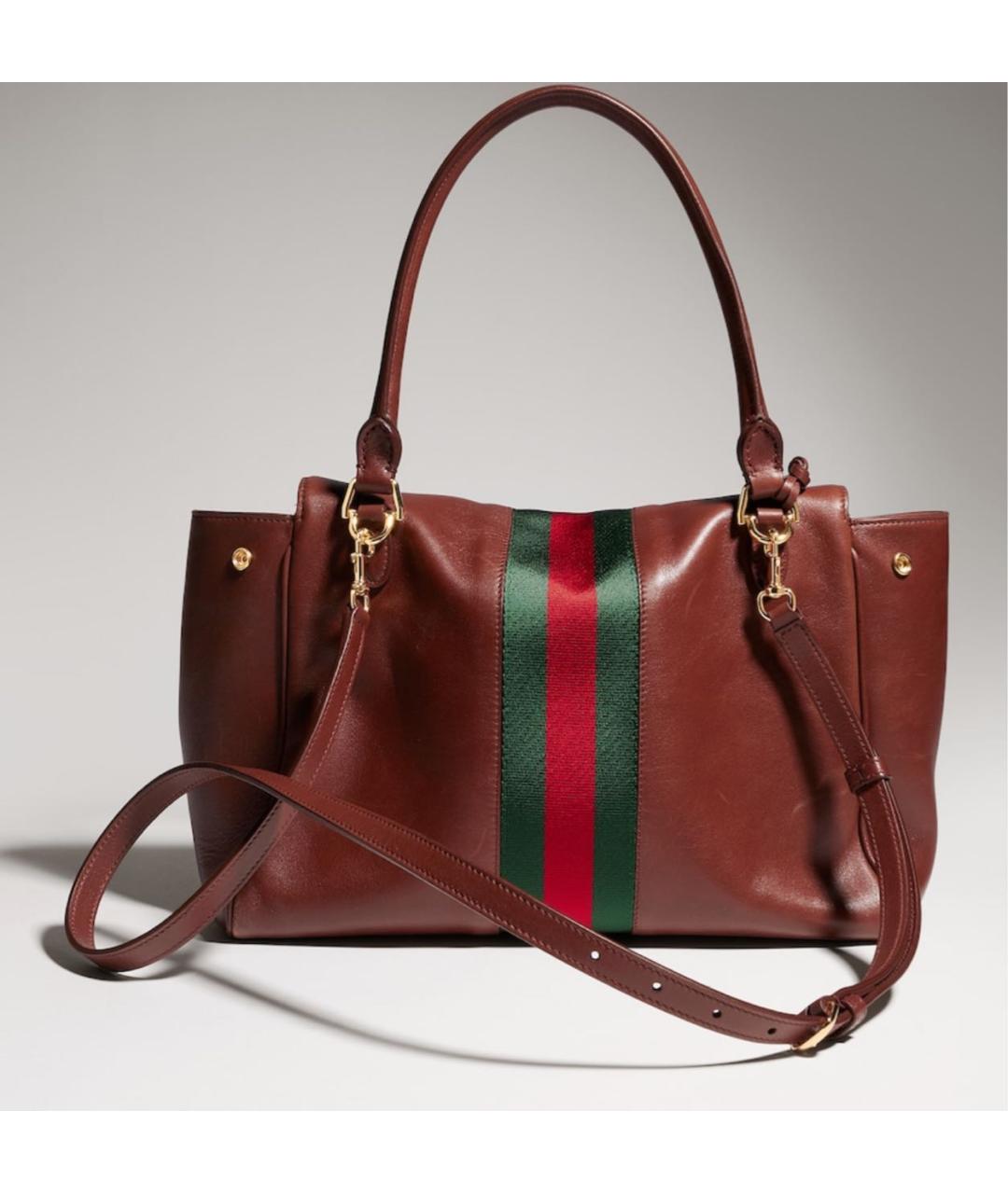 GUCCI Кожаная сумка тоут, фото 3