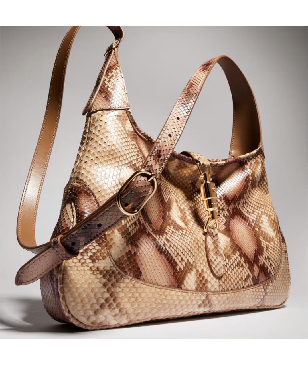 GUCCI Коричневая кожаная сумка тоут, фото 4