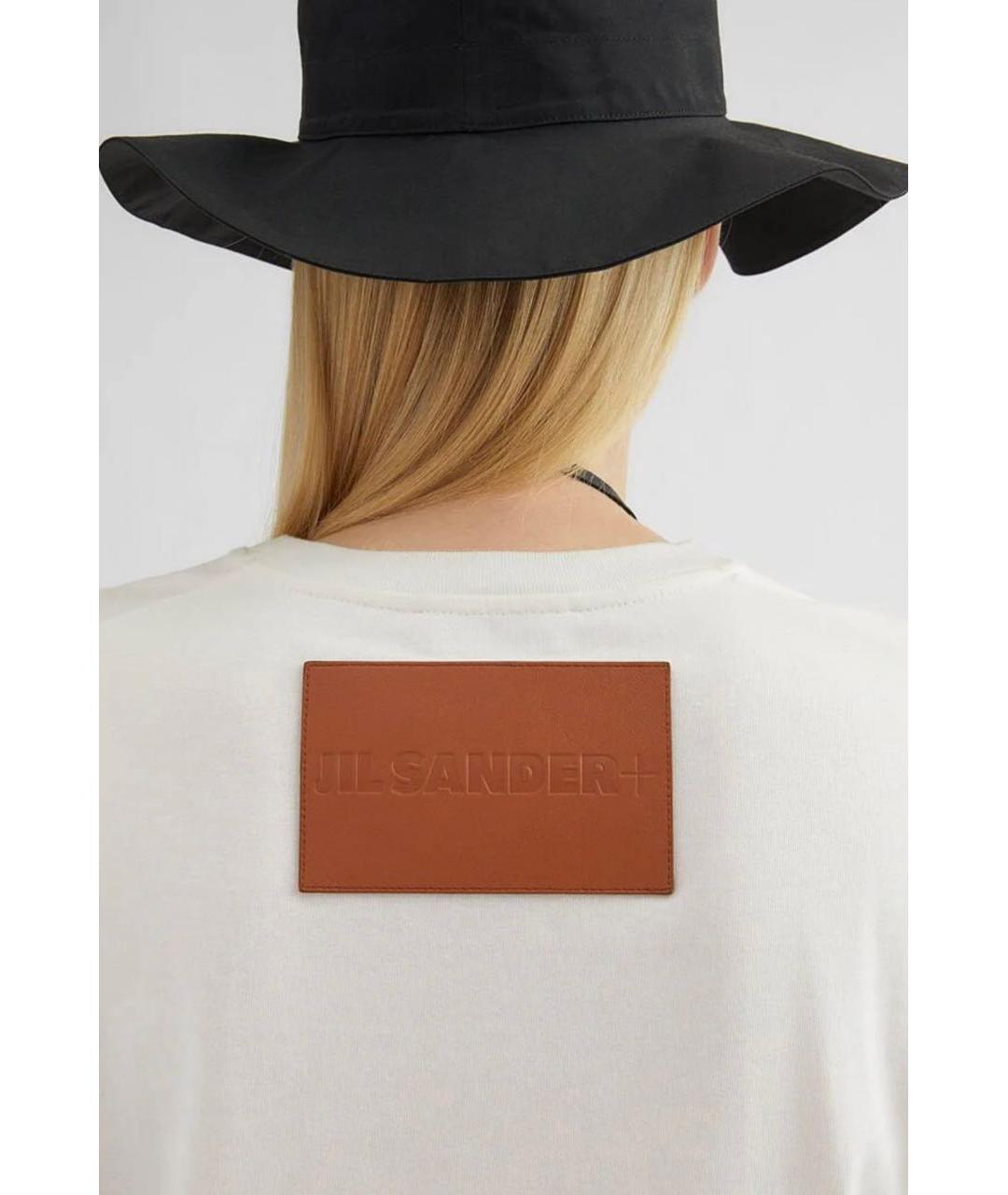 JIL SANDER Белая хлопковая футболка, фото 5