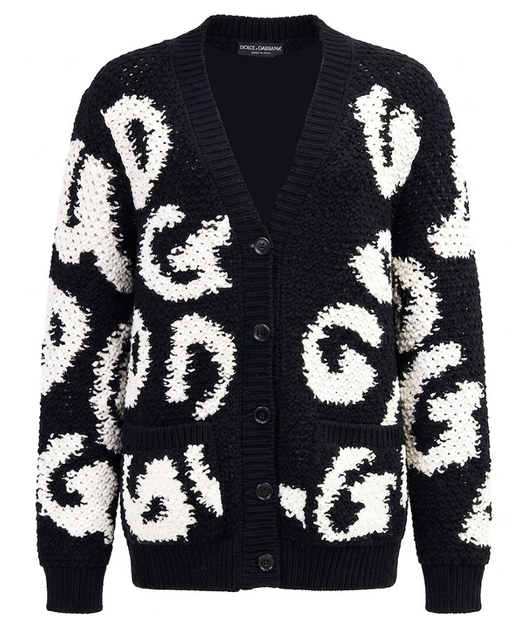 DOLCE&GABBANA Черный шерстяной джемпер / свитер, фото 1