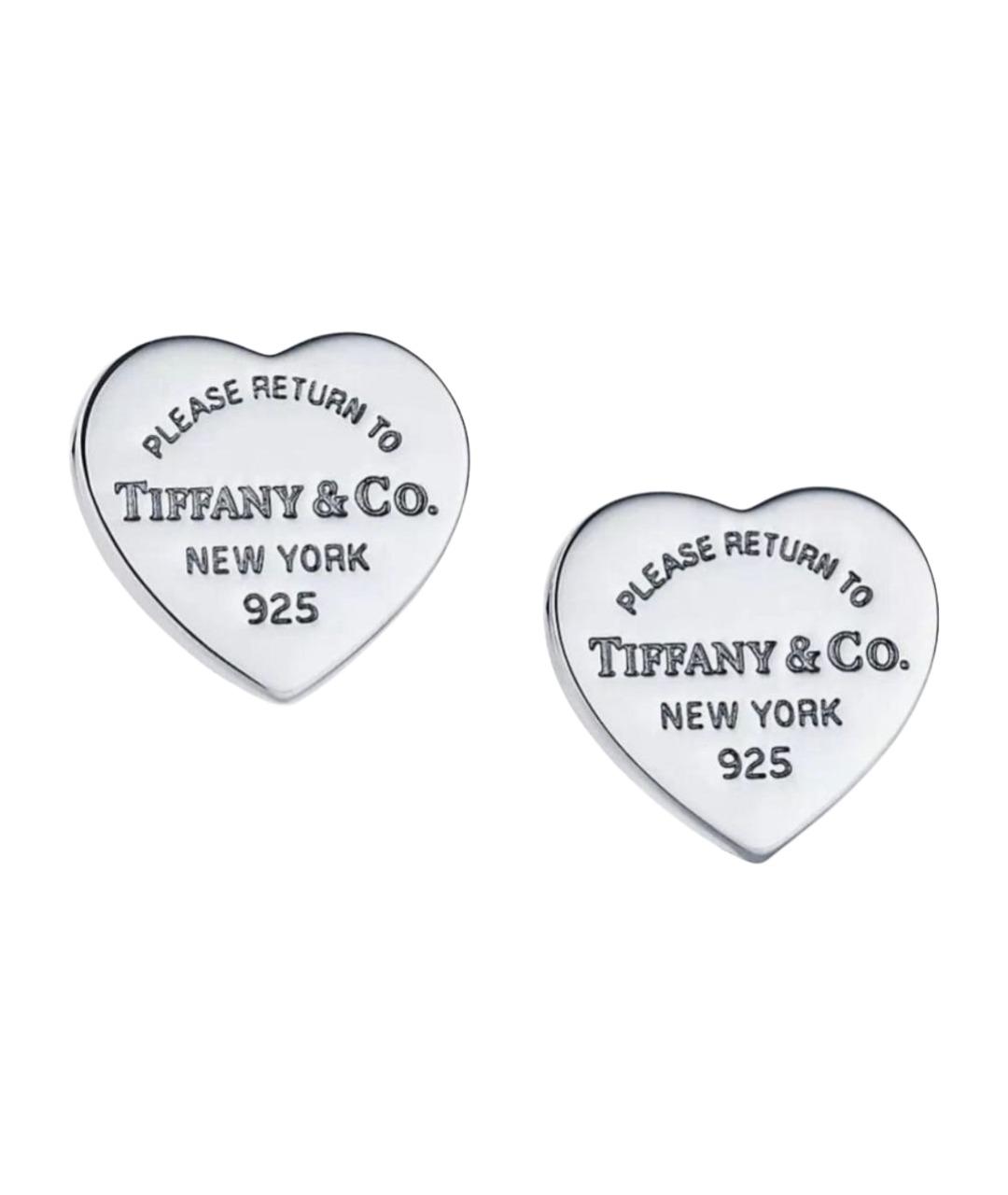 TIFFANY&CO Серебряные серебряные серьги, фото 1