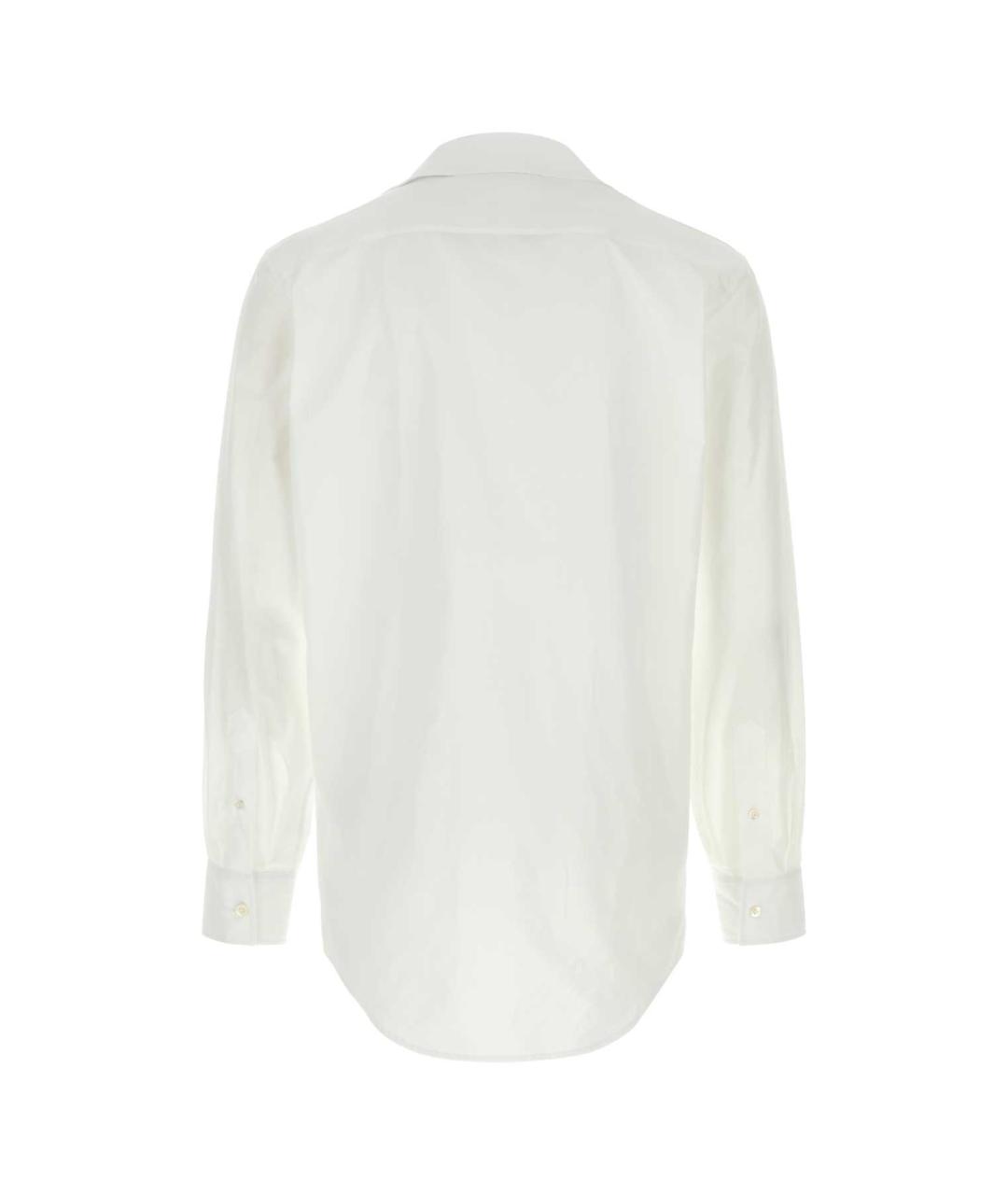 MAISON MARGIELA Белая хлопковая кэжуал рубашка, фото 2