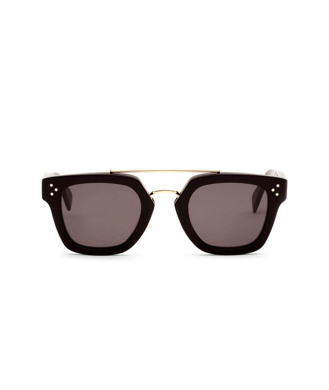 CELINE Черные пластиковые солнцезащитные очки, фото 1