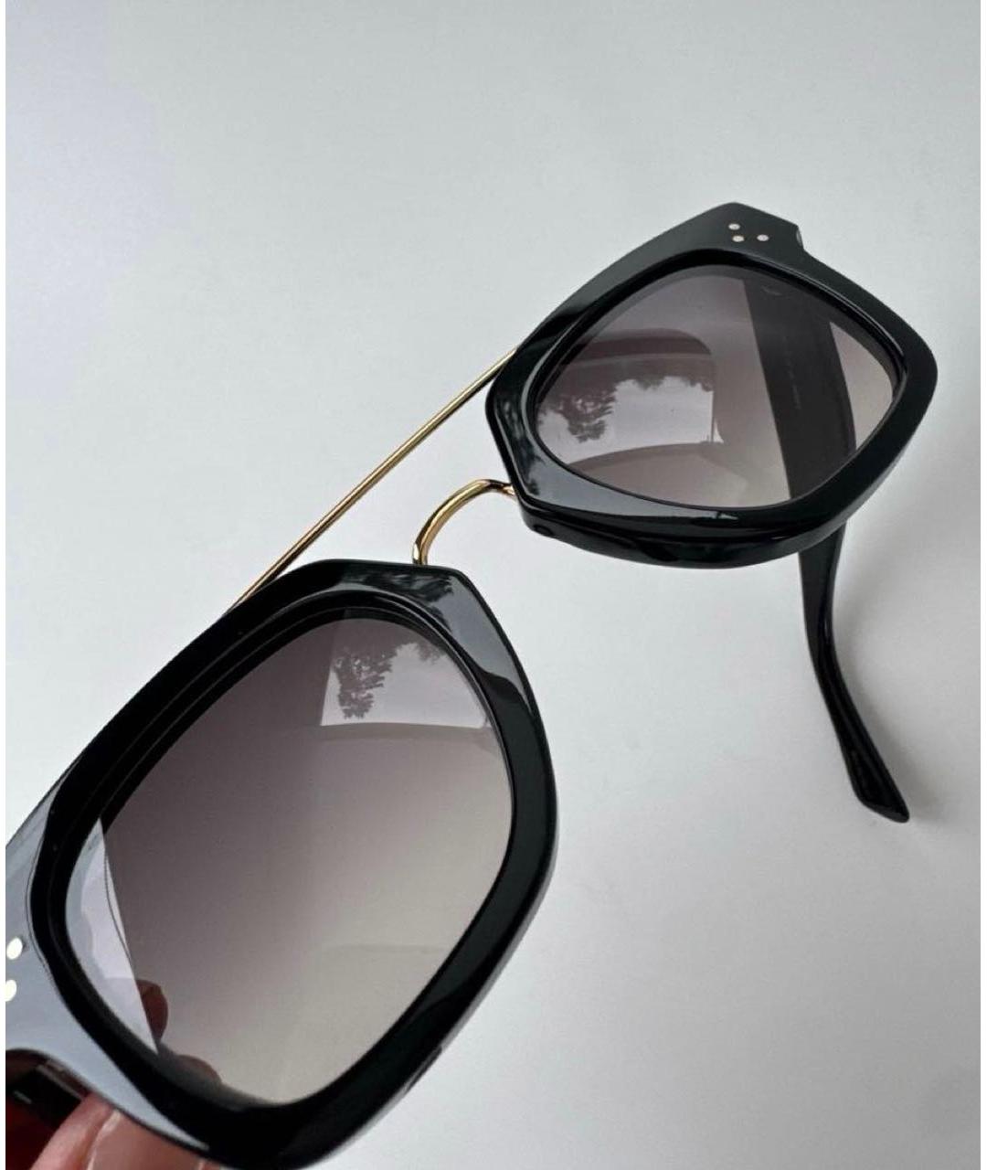 CELINE Черные пластиковые солнцезащитные очки, фото 6