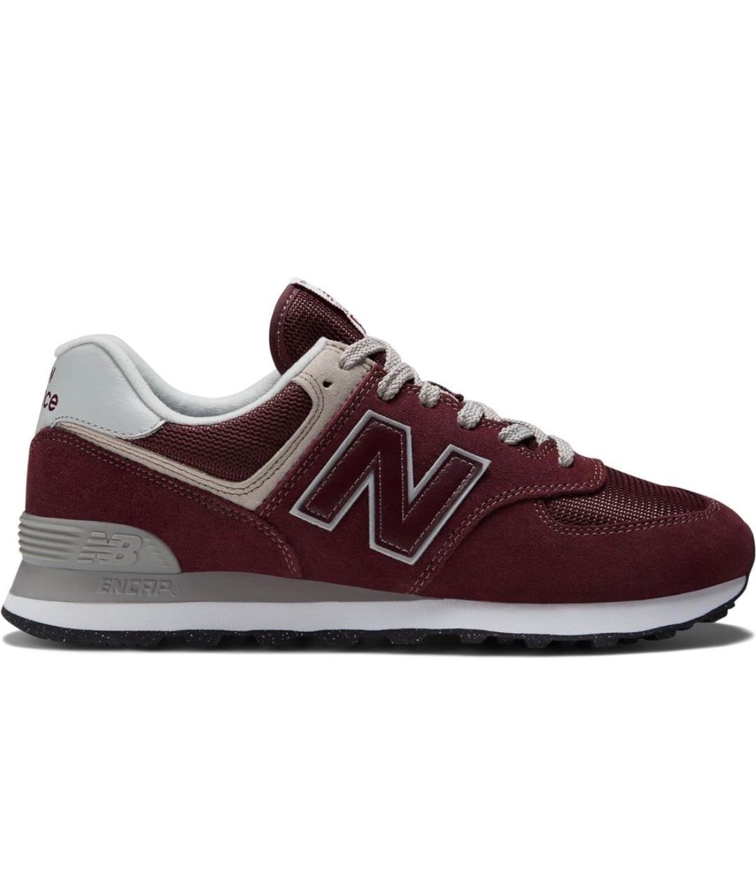 NEW BALANCE Бордовые низкие кроссовки / кеды, фото 6
