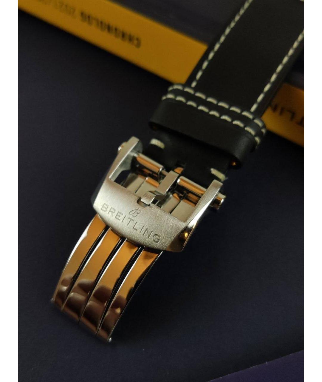 BREITLING Синие металлические часы, фото 6