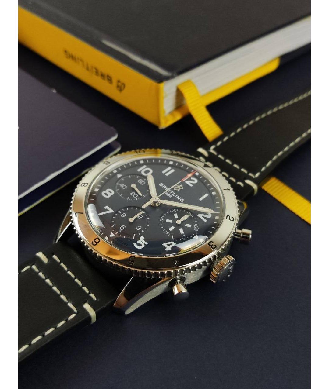 BREITLING Синие металлические часы, фото 3