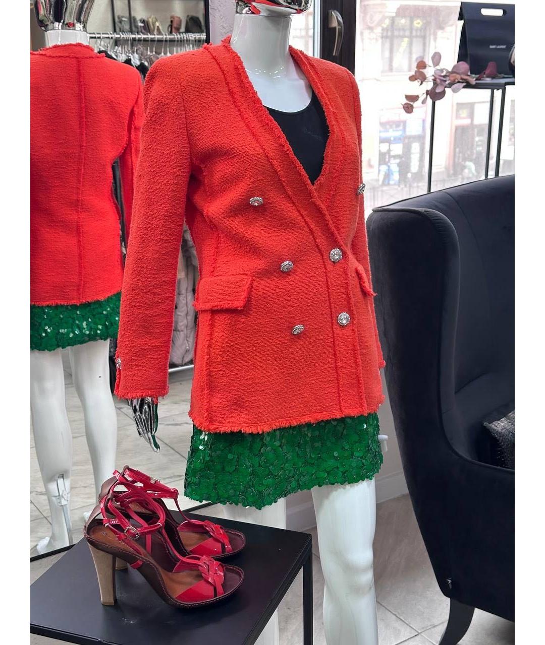 CELINE Красные босоножки из лакированной кожи, фото 8