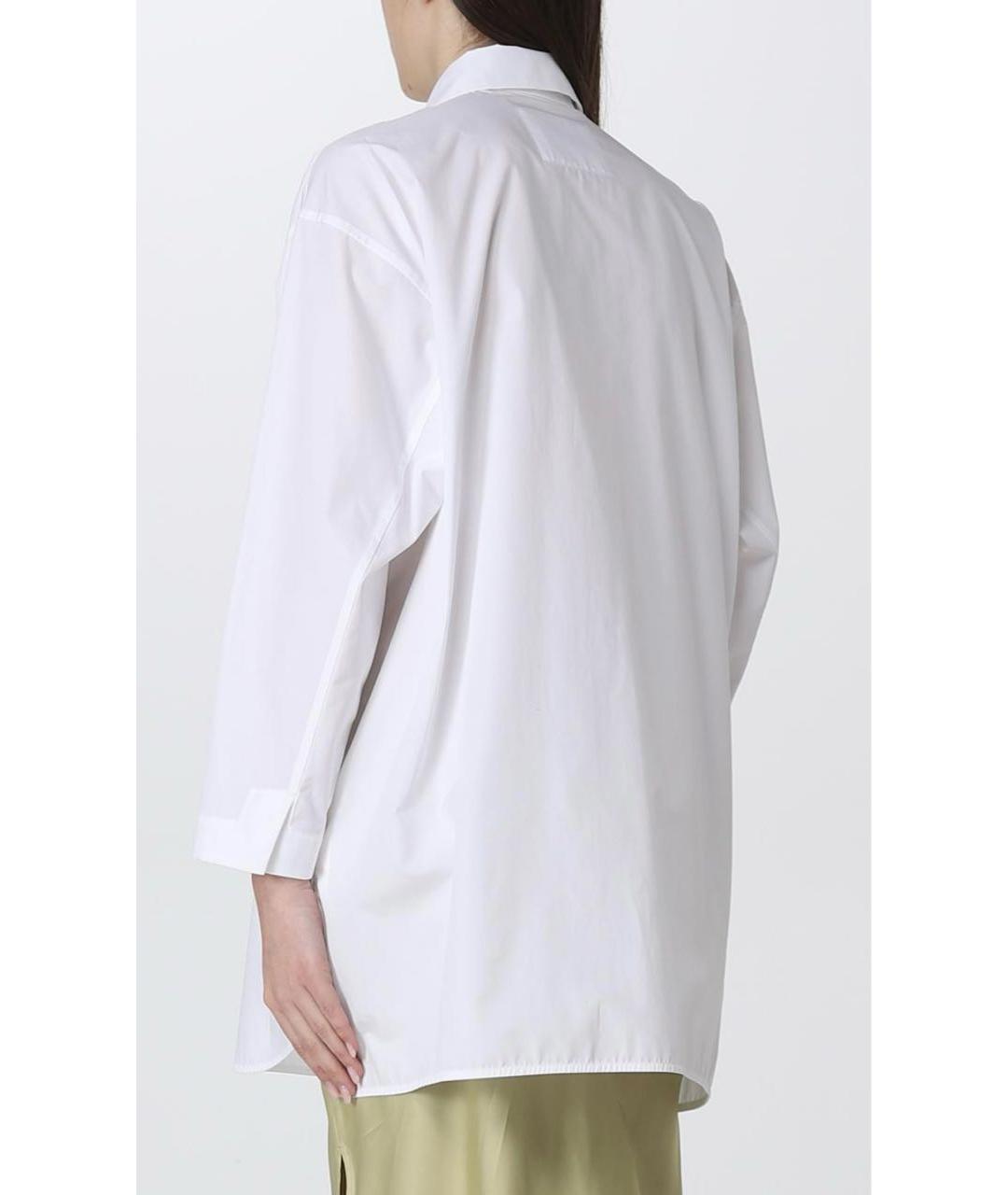 JIL SANDER Белая хлопковая рубашка, фото 3