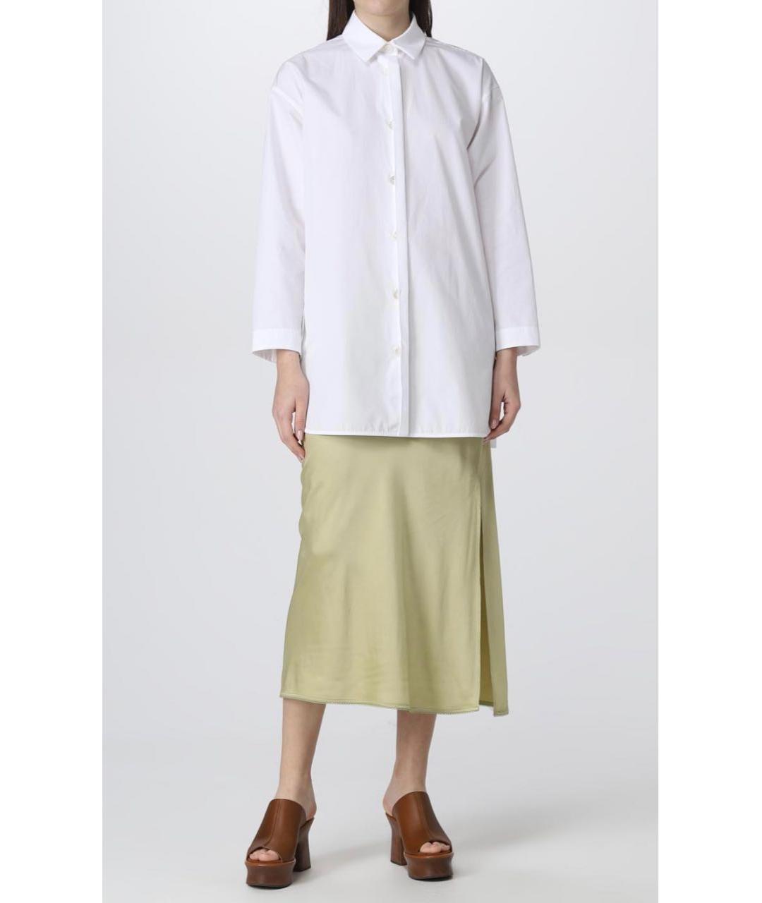 JIL SANDER Белая хлопковая рубашка, фото 5