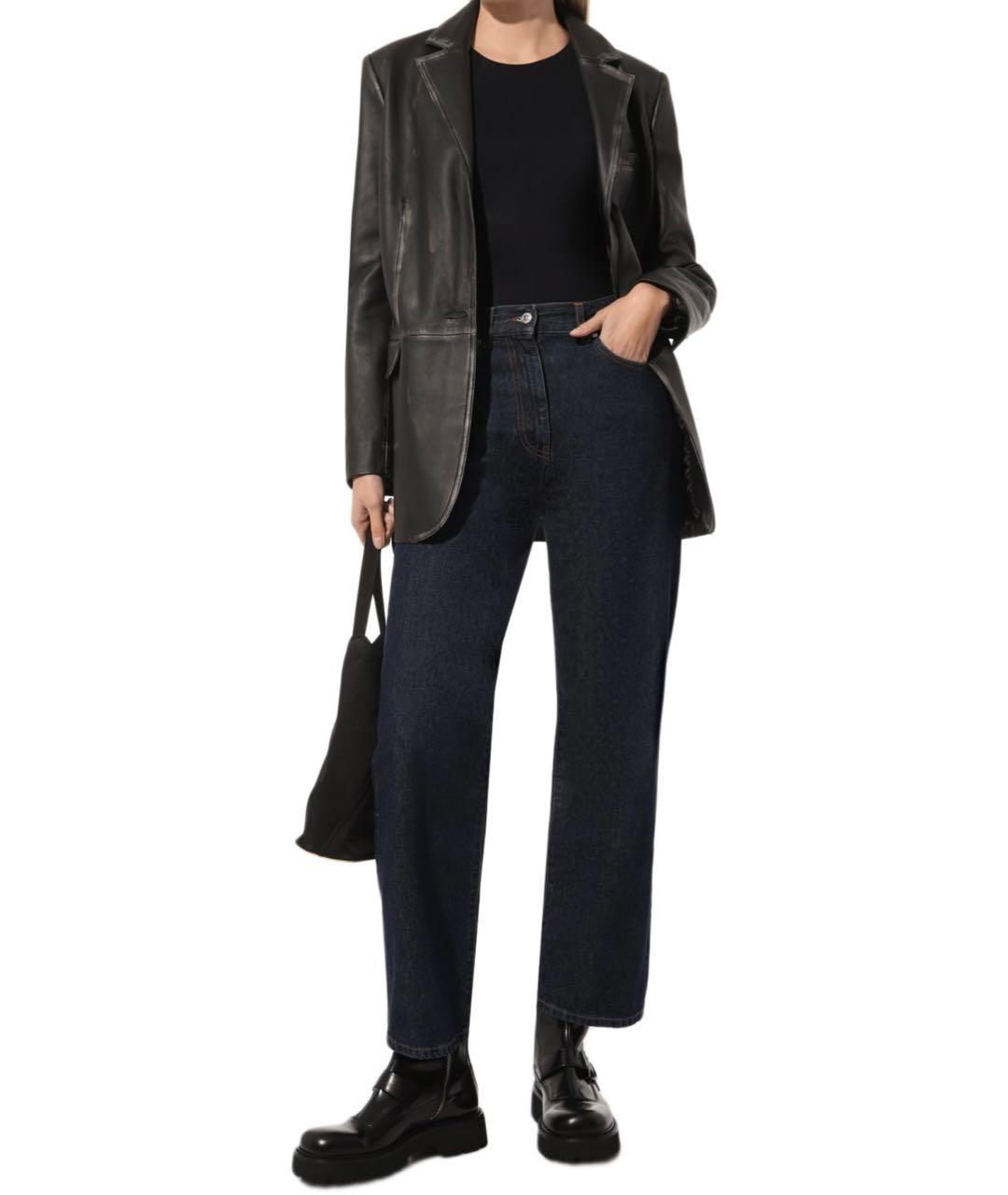 JIL SANDER Черное полиамидовое боди, фото 4