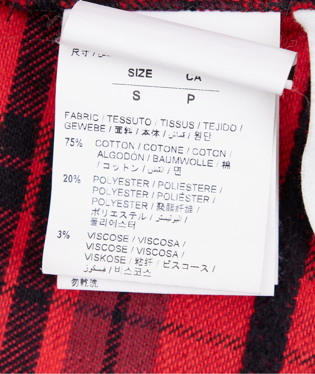 OFF-WHITE Красная хлопковая рубашка, фото 4
