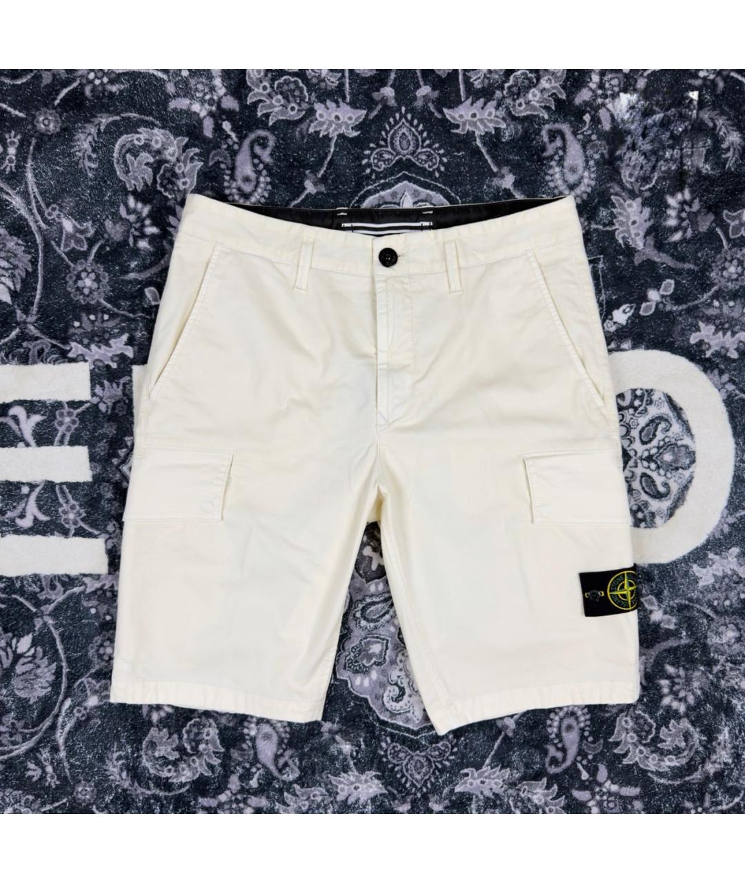 STONE ISLAND Хлопковые шорты, фото 6
