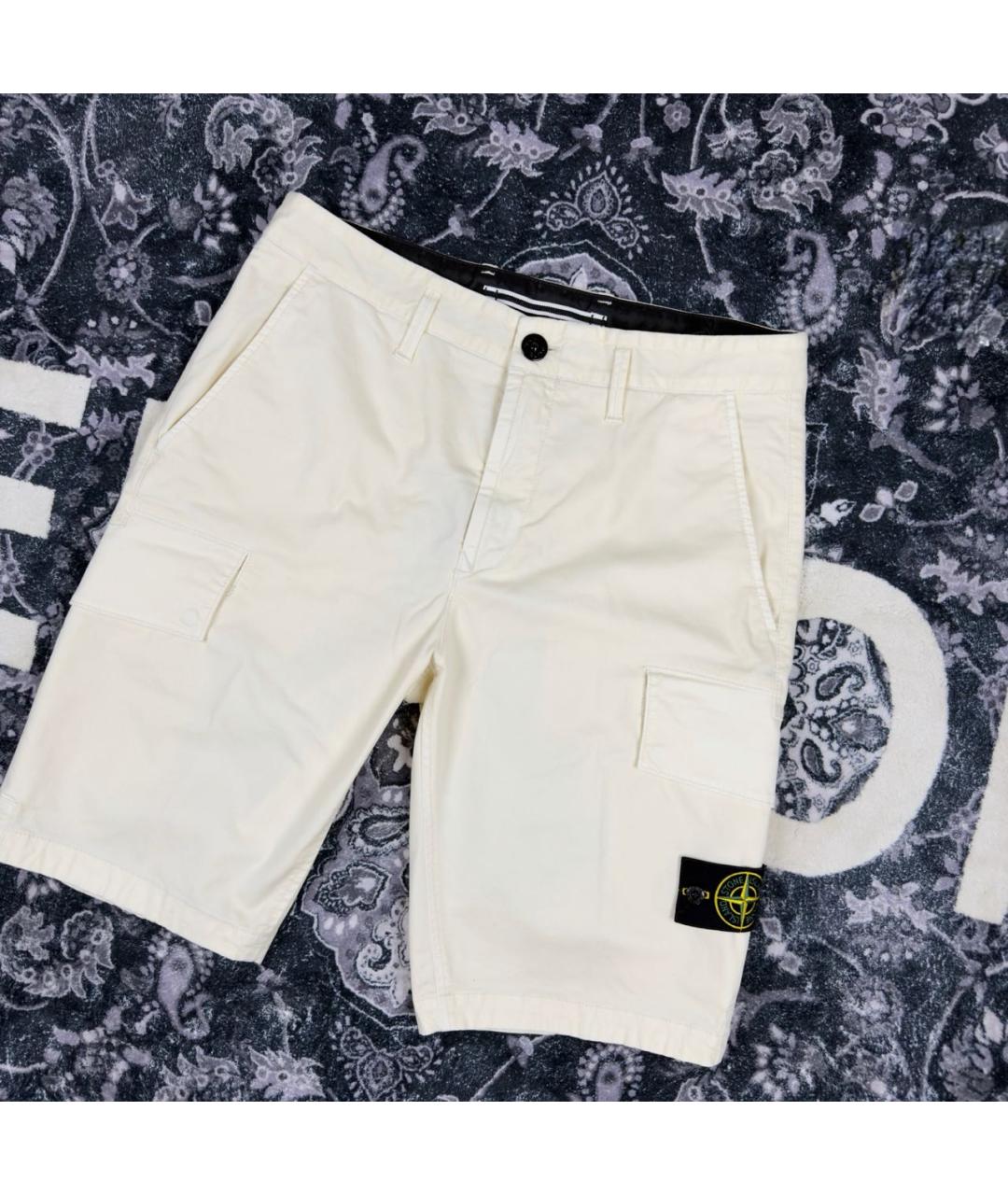 STONE ISLAND Хлопковые шорты, фото 2