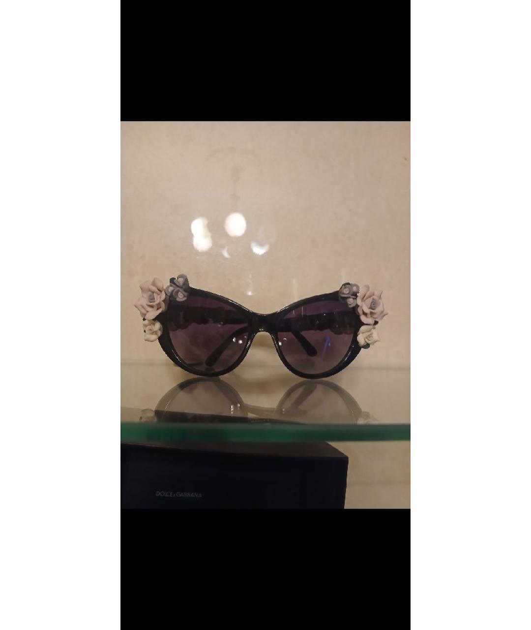 DOLCE&GABBANA Мульти пластиковые солнцезащитные очки, фото 5