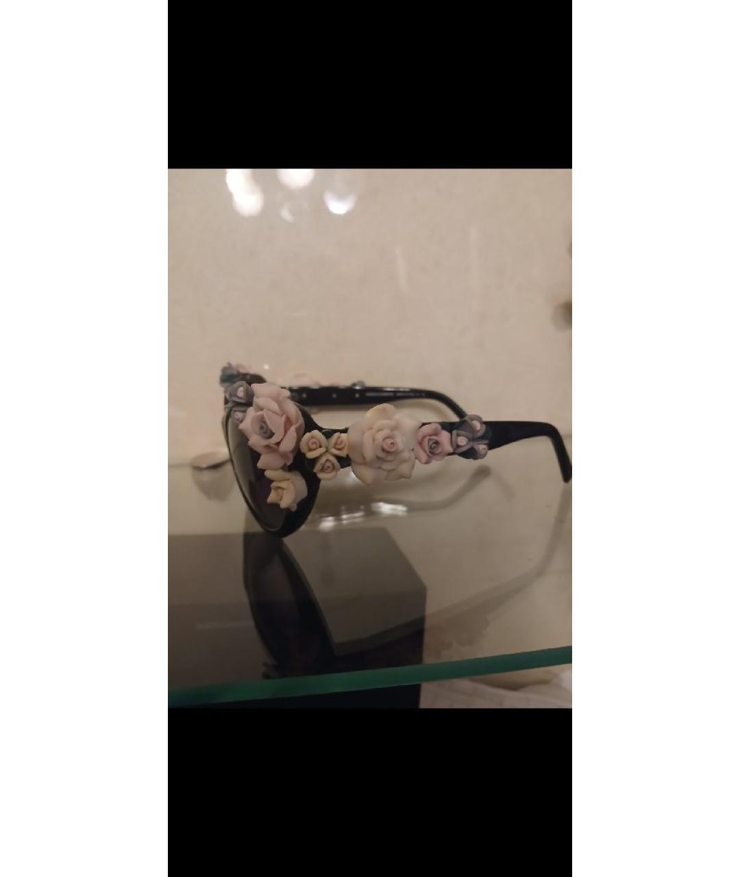DOLCE&GABBANA Мульти пластиковые солнцезащитные очки, фото 2