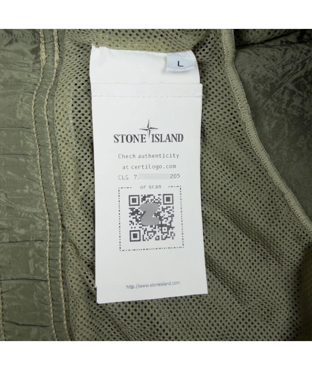 STONE ISLAND Хлопковые шорты, фото 5