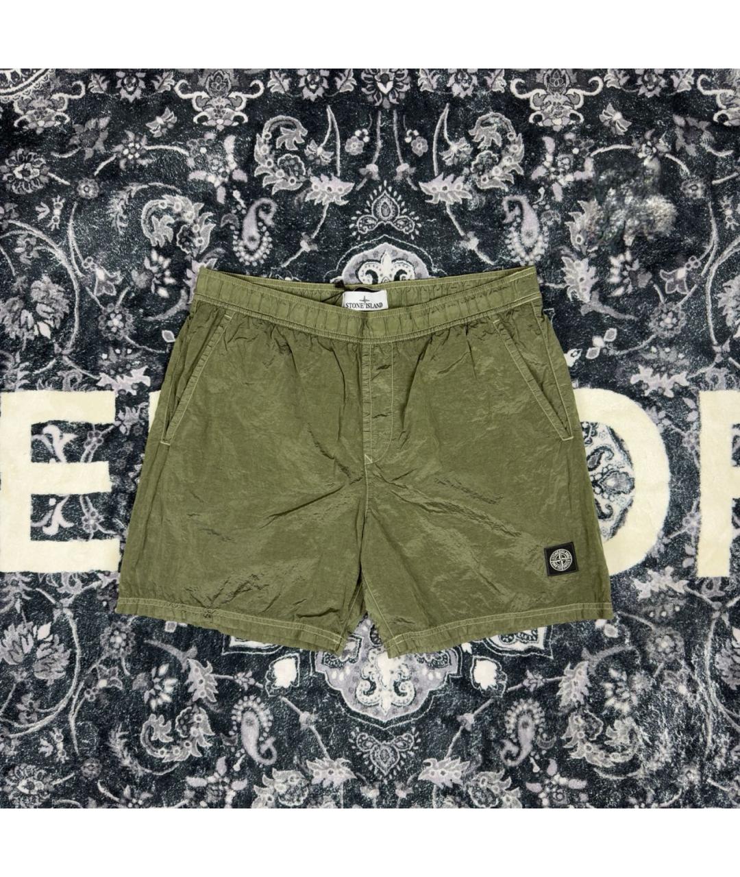 STONE ISLAND Хлопковые шорты, фото 6