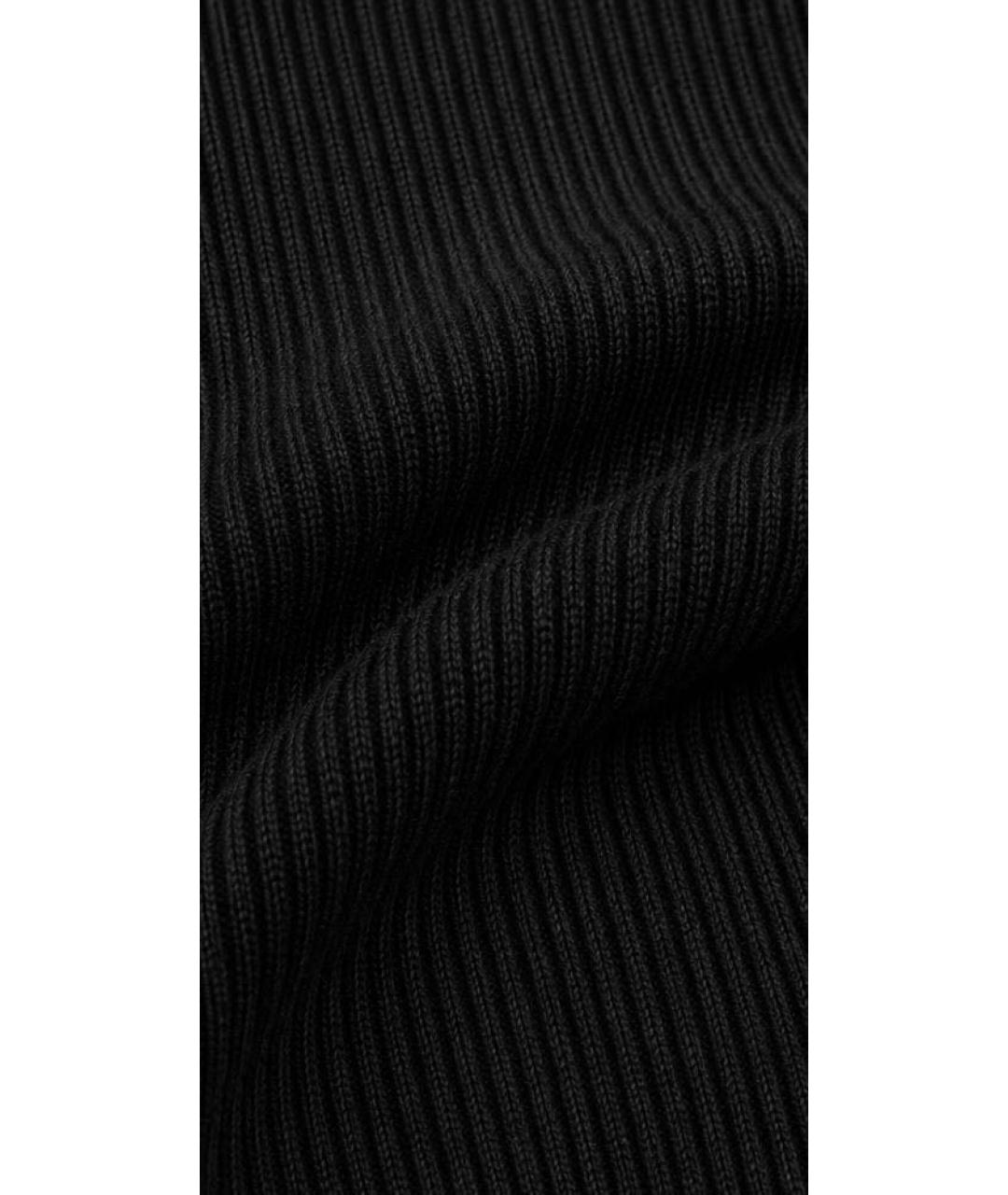 MUGLER Черное вискозное повседневное платье, фото 4