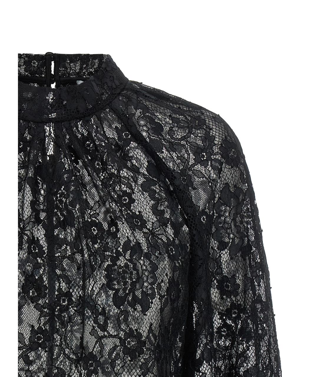 SELF-PORTRAIT Черная полиамидовая блузы, фото 3
