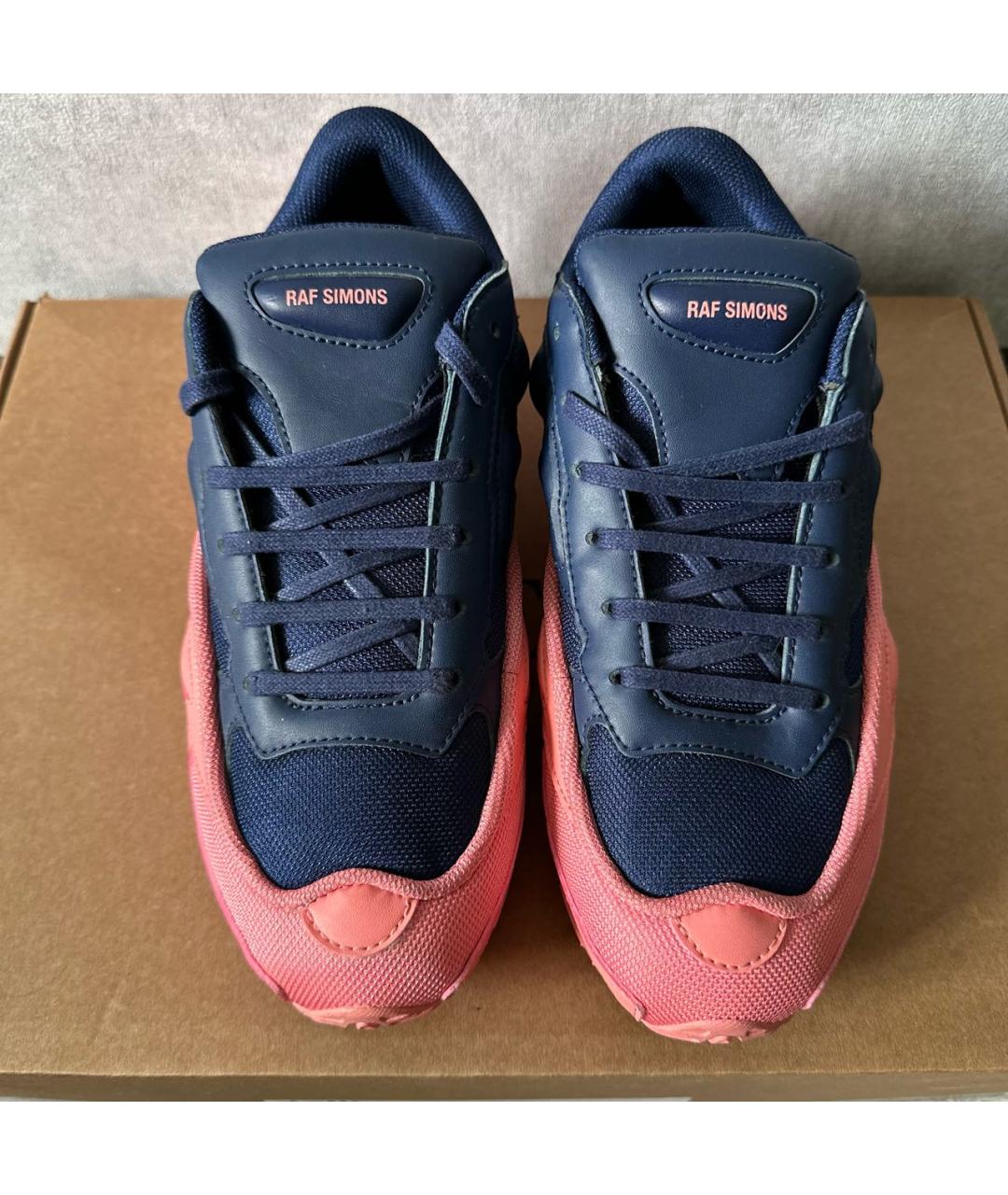 ADIDAS X RAF SIMONS Коралловые текстильные кроссовки, фото 2