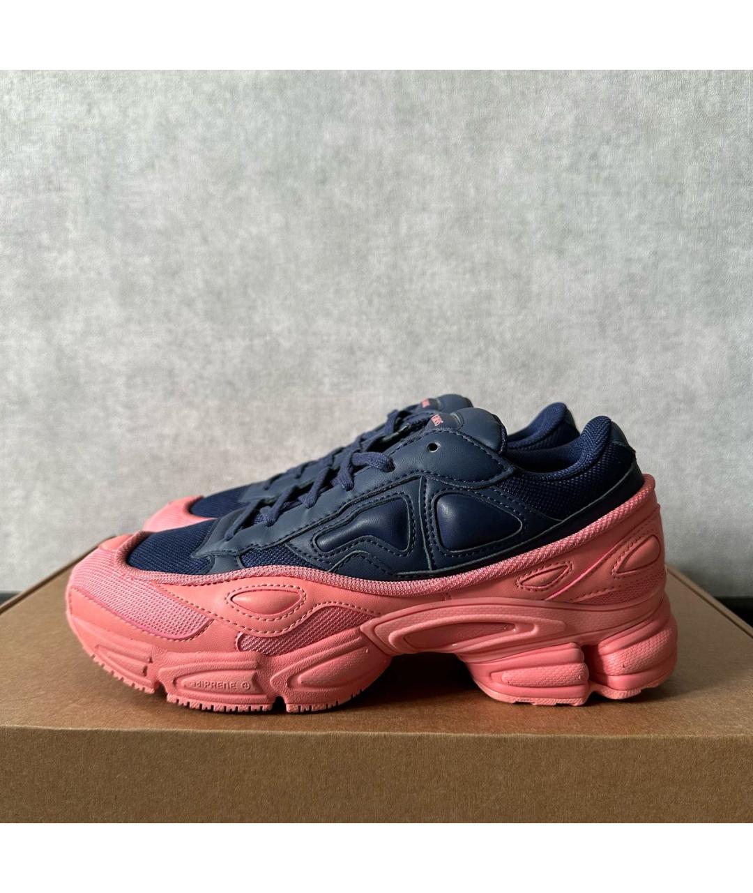 ADIDAS X RAF SIMONS Коралловые текстильные кроссовки, фото 3