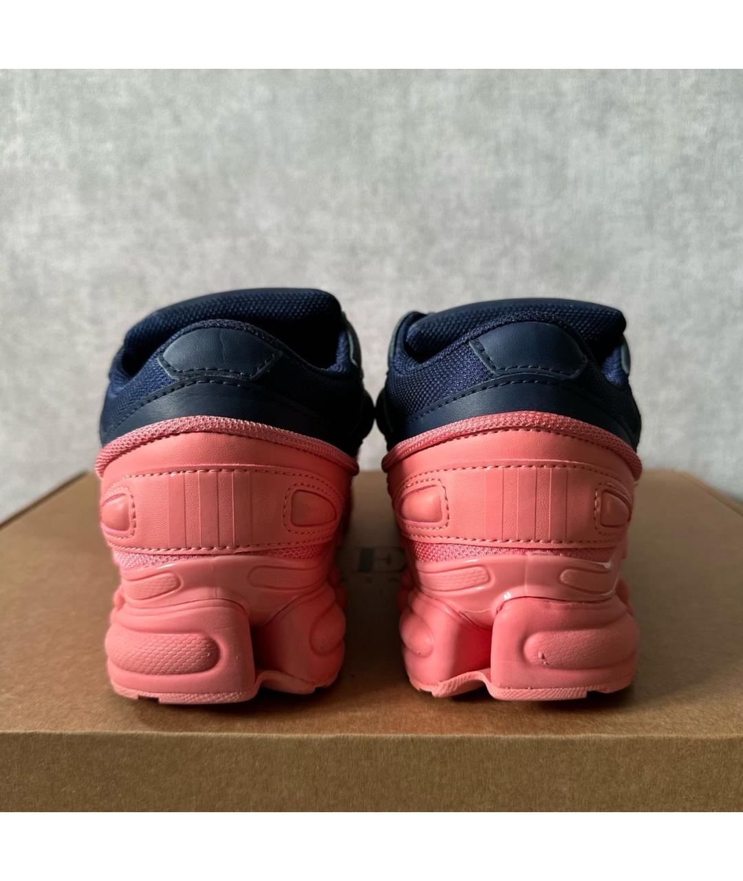 ADIDAS X RAF SIMONS Коралловые текстильные кроссовки, фото 4