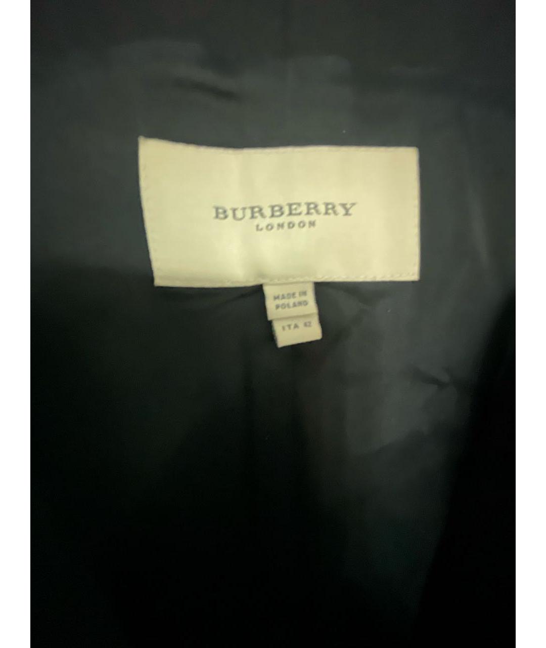 BURBERRY Черный ацетатный сарафан, фото 6