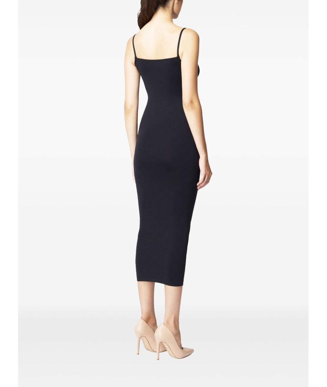 WOLFORD Черное полиамидовое повседневное платье, фото 2