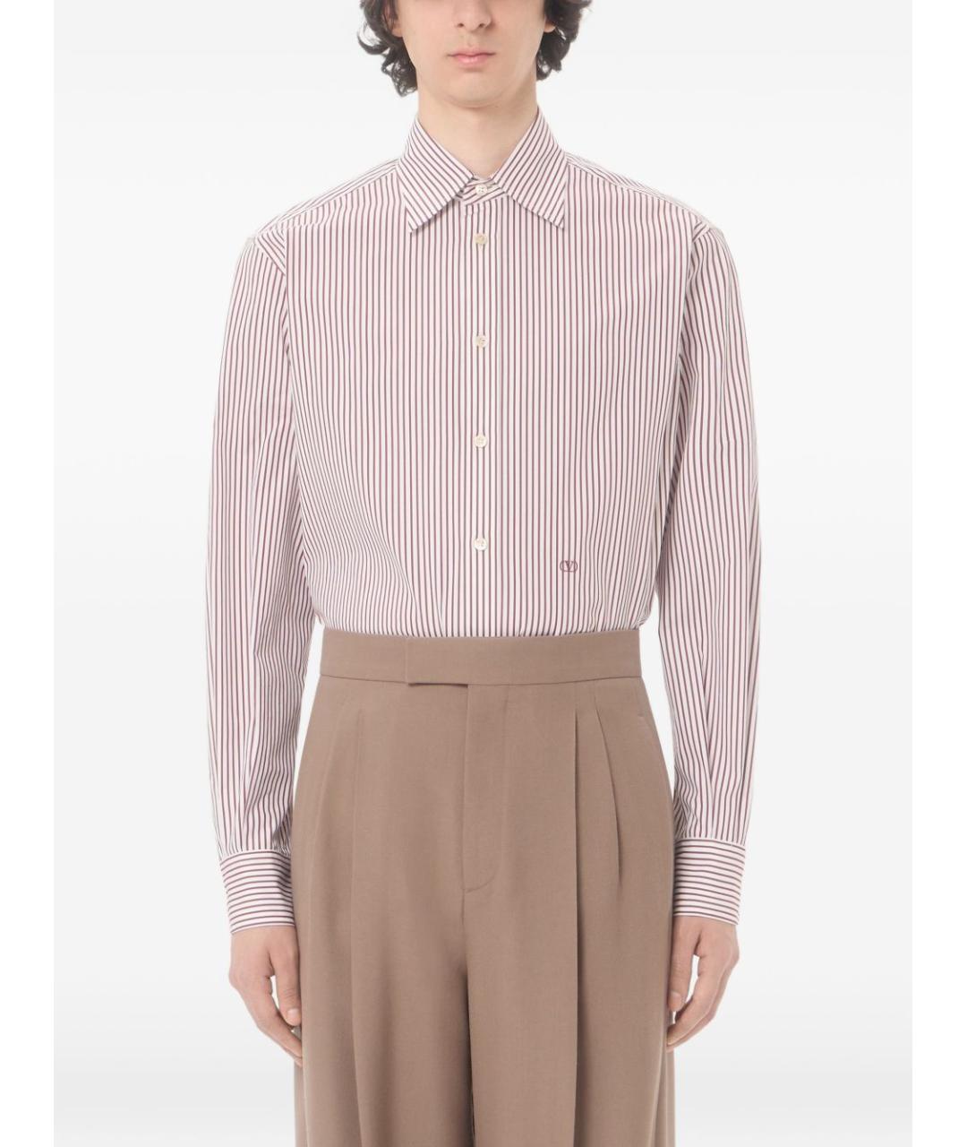 VALENTINO Мульти хлопковая кэжуал рубашка, фото 3