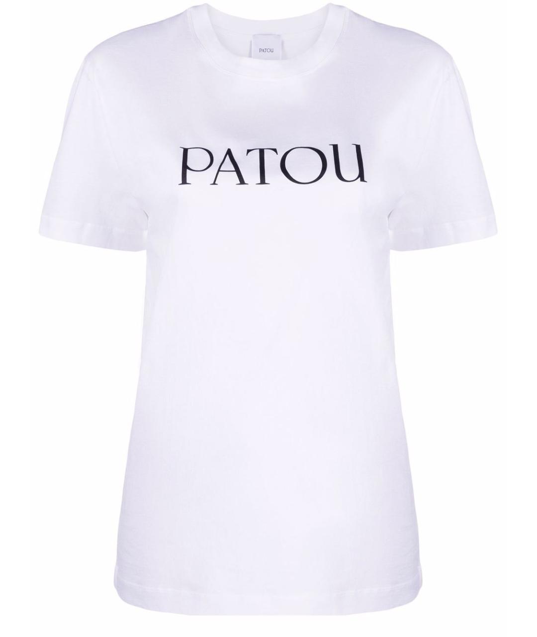 PATOU Белая хлопковая футболка, фото 1