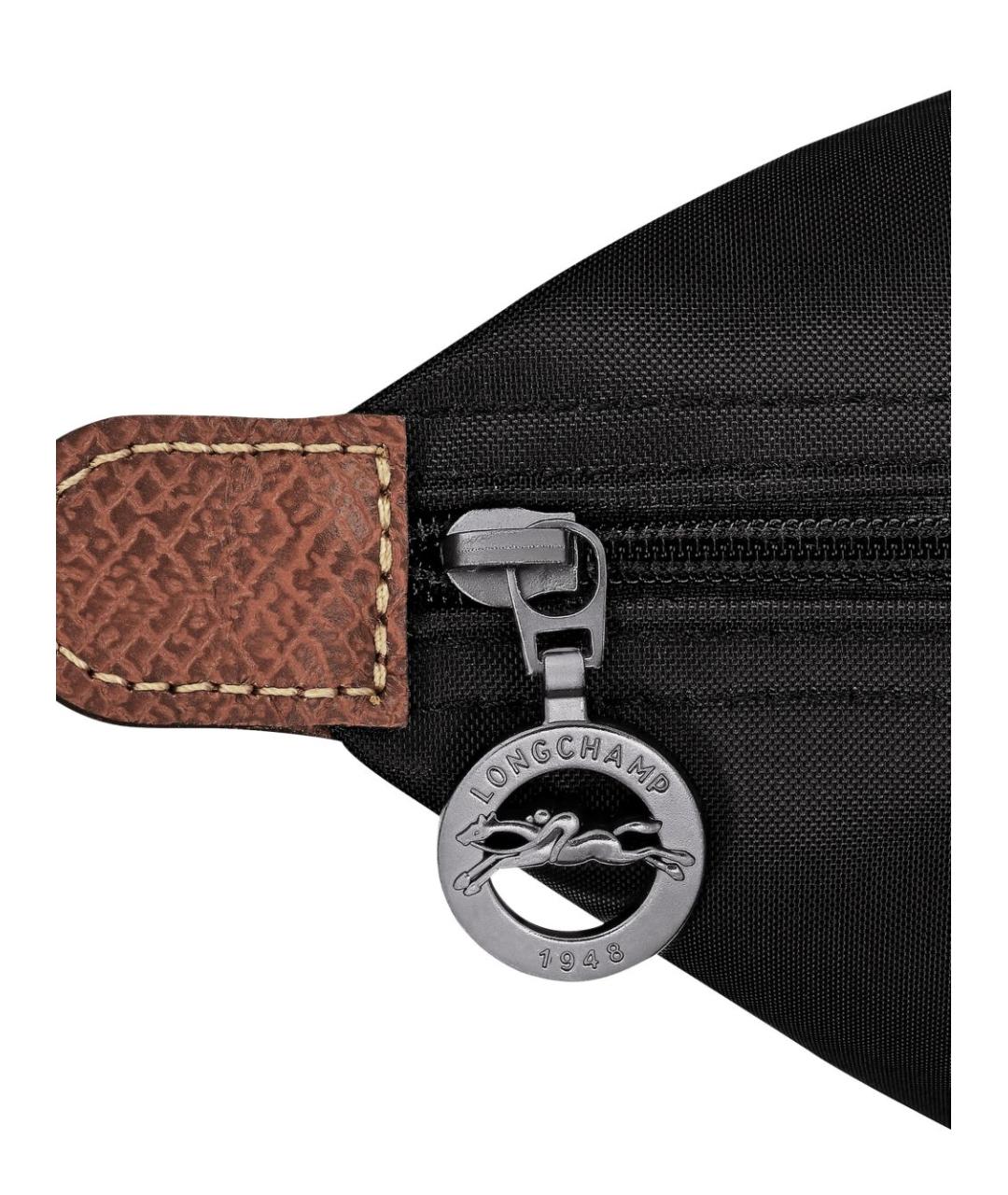 LONGCHAMP Черная синтетическая сумка тоут, фото 2