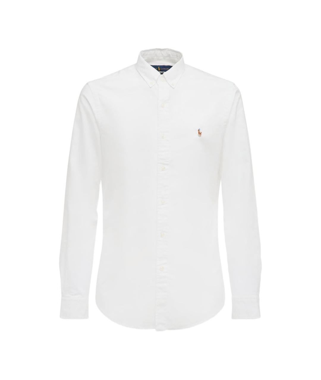 POLO RALPH LAUREN Белая хлопковая классическая рубашка, фото 1