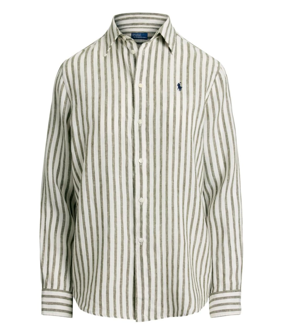 POLO RALPH LAUREN Мульти льняная рубашка, фото 1